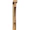 Ekena Millwork Balboa Block Rough Sawn Bracket w/ Offset Brace, Western Red Cedar, 4"W x 28"D x 32"H BKT0402X28X32BOA05RWR - alternate 2